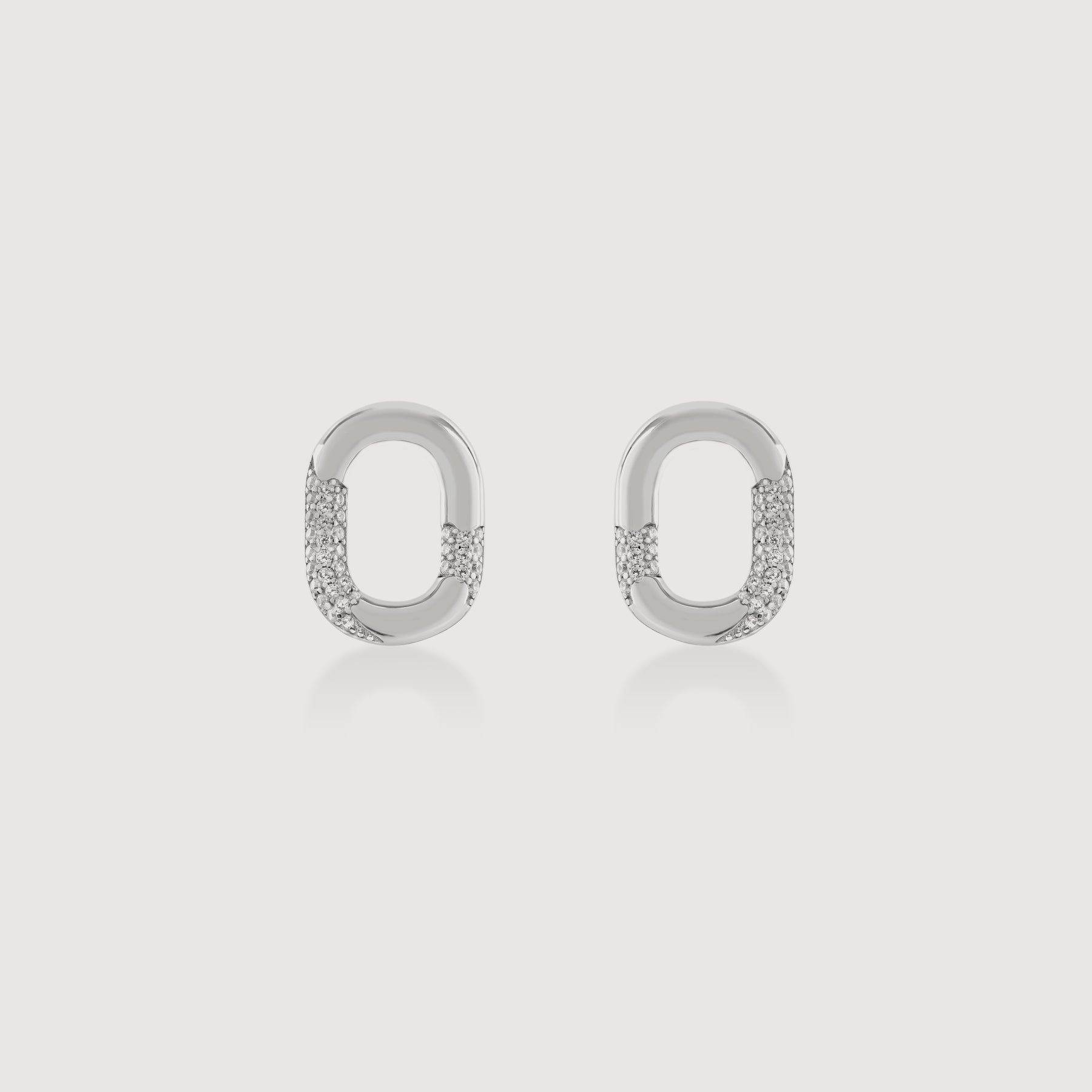 Brinco Elo com Zircônias