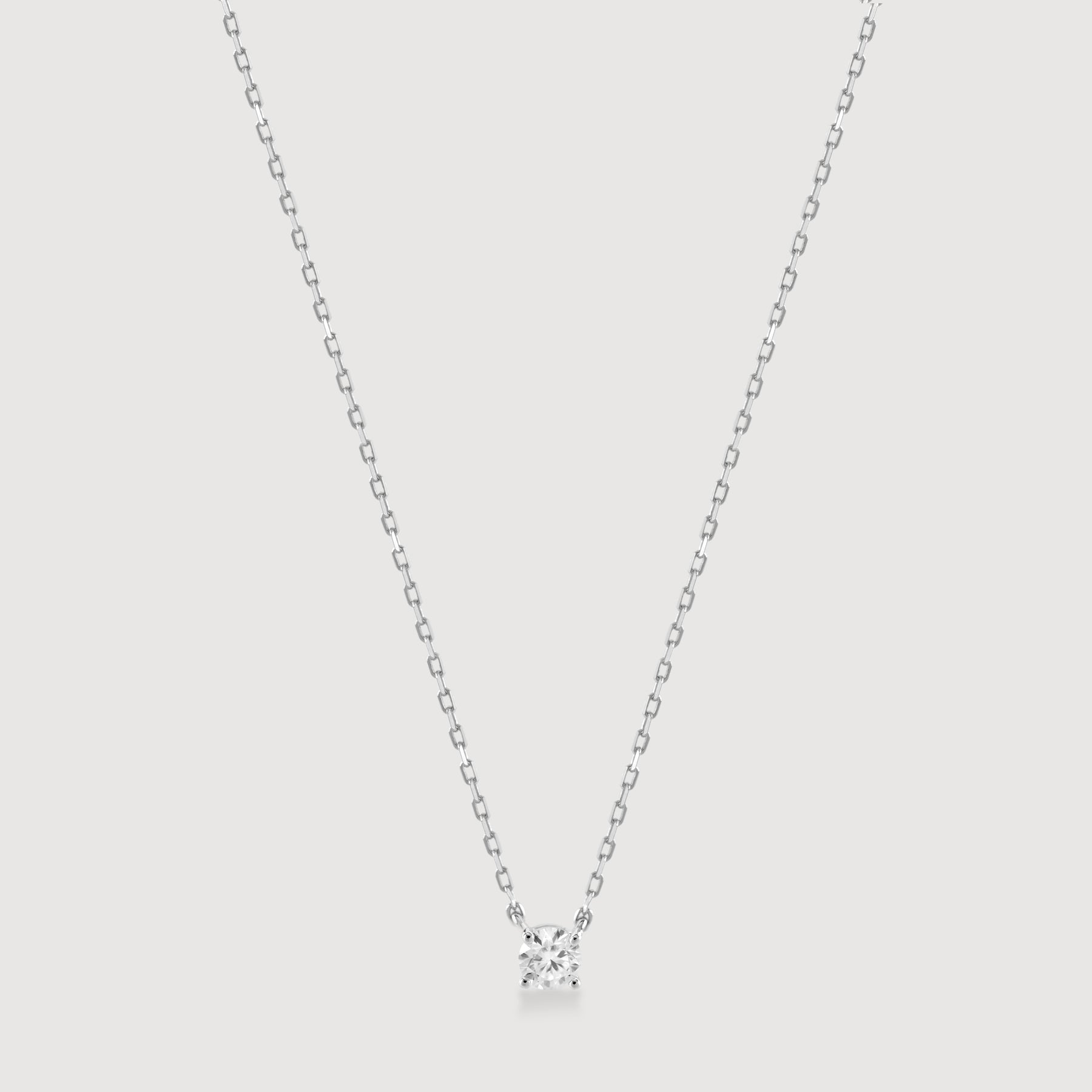 Ponto de Luz 3.8mm de Moissanite com 4 garras