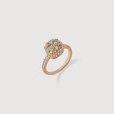 Anel Baú de Zircônias em Banho 18k