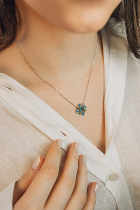 Colar Oval multicolorido de Zircônias