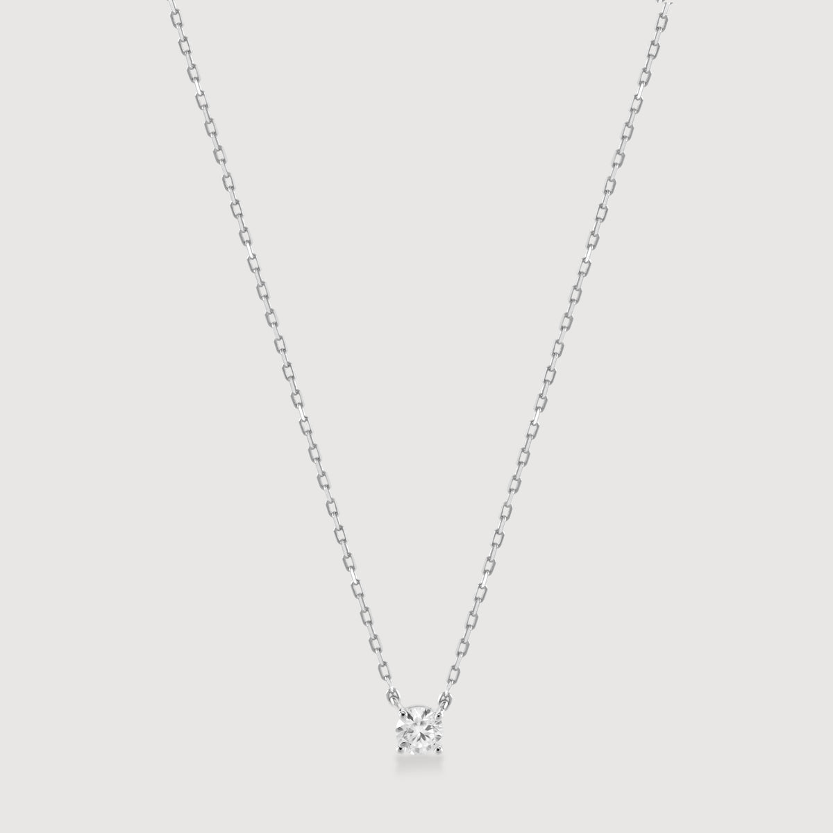 Ponto de Luz 3.8mm de Moissanite com 4 garras